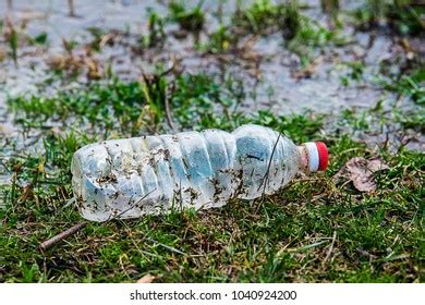 Plastic Garbage River Pollution Environment Concept Stock Photo