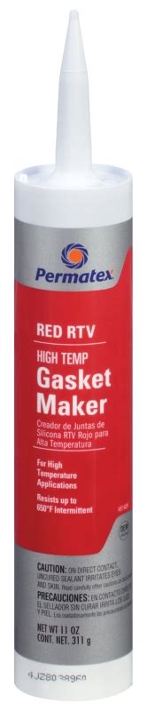 Cox Hardware And Lumber Permatex High Temp Rtv Silicone Gasket Maker