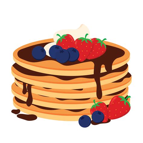 Pancake Animated Cartoon Vector Illustration For Pancake Day 20490613