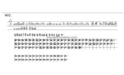 Toilet Collection Plan Elevations Free Cad Drawings