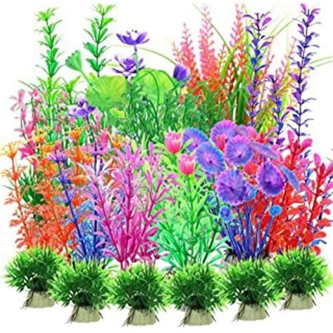 AQUARIUM 30 Pièces Plantes En Plastique D Aquarium Plantes Aquatiques