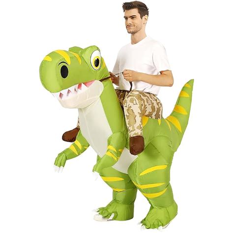 Goosh Goosh 72 Inch Inflatable Dinosaur Costume For Adult Halloween