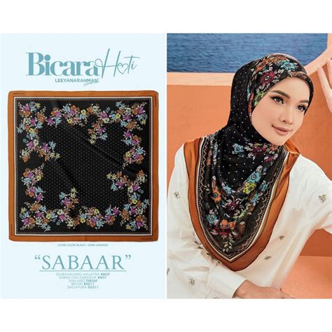 Tudung Bawal Printed Leeyanarahman Scarves Raya 2023 Rosalinda Wanita