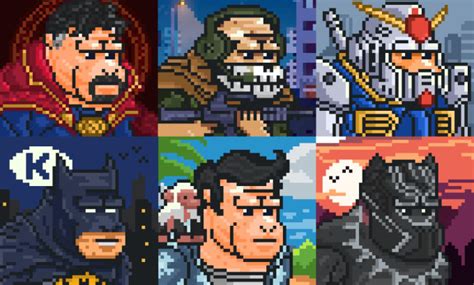 Create pixel art 8 bit designs, characters and icons by Jeffshorts | Fiverr