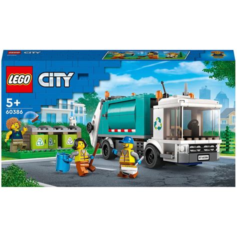 Lego City Recycling Truck Bin Lorry Toy Vehicle Set 60386 Toys Zavvi Uk