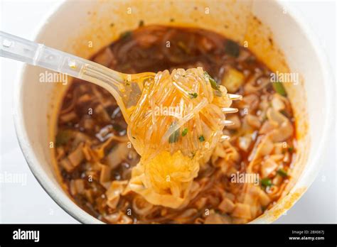 Hot And Sour Rice Noodles Stock Photo Alamy
