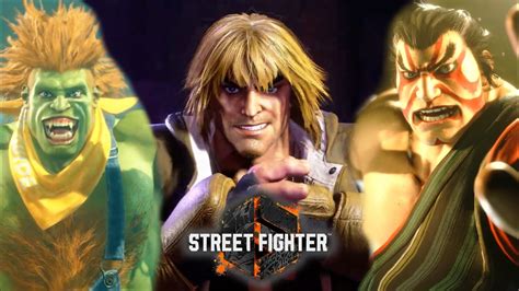 KEN E HONDA DHALSIM E BLANKA Street Fighter 6 Trailer YouTube