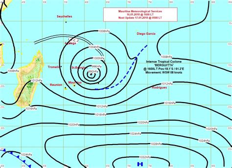 E Bulletin De Cyclone Classe Ii Maintenue Des Rafales De Km H