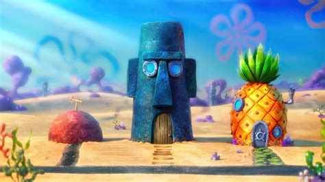 Spongebob Bikini Bottom Cartoon Animation K Wallpaper