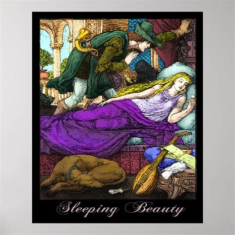 Sleeping Beauty By Walter Crane Poster Zazzle