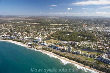 Alexandra Headland Beach Sunshine Coast Queensland Australia Aerial