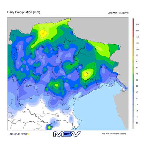 Alcuni Dati Del Passaggio Temporalesco Di Ieri Bpp Meteo