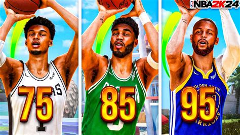 BEST JUMPSHOTS For EVERY BUILD 3 PT RATING In NBA 2K24 HIGHEST GREEN