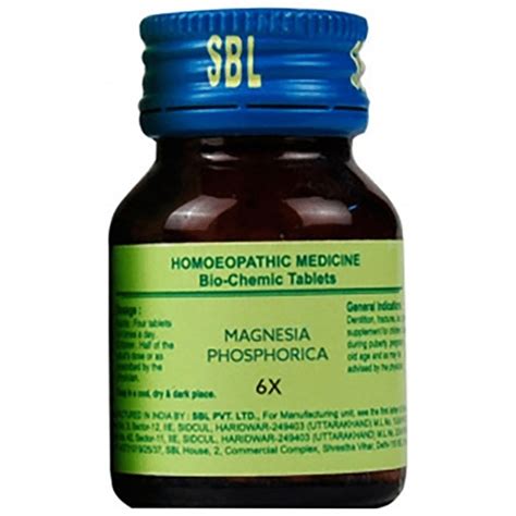 SBL Magnesia Phosphorica Biochemic Tablet 6X Uses Price Dosage Side