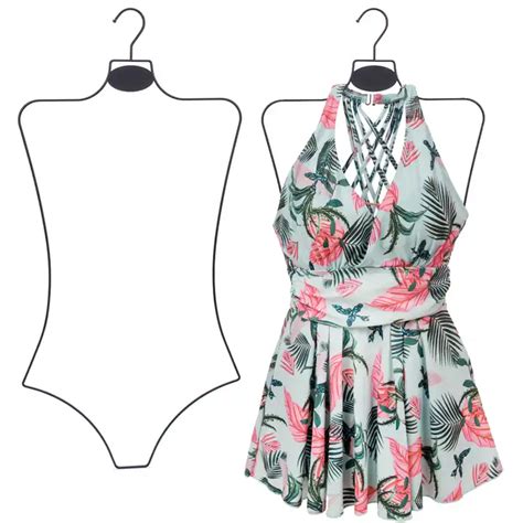 Swimsuit Hangers Wire Body Shape Black Metal Bikini Swimwear Hanger For Lingerie Alibaba