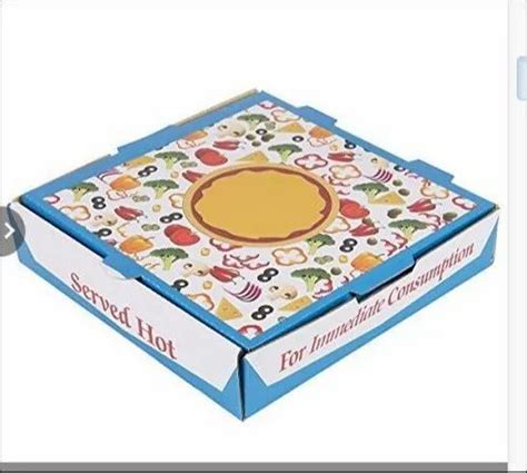 Printed White 8 Inch Pizza Box For Packaging Capacity 1 Kg At ₹ 650