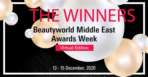 Beautyworld Middle East Awards The Winners Art Books Events