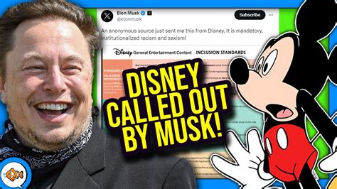 Disney DEI Hiring Practices BLASTED by Elon Musk on X! - ehkou.com