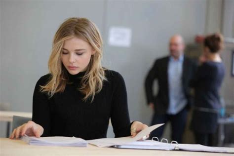 Chloe Grace Moretz Rehearsals For The Library Movie March 2015