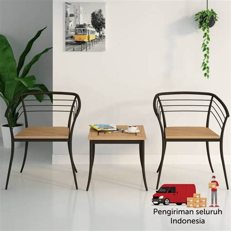 Jual Kursi Meja Teras Taman Balkon Minimalis Set Besi LUAR BANDUNG