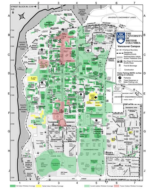 Bc South Campus Map