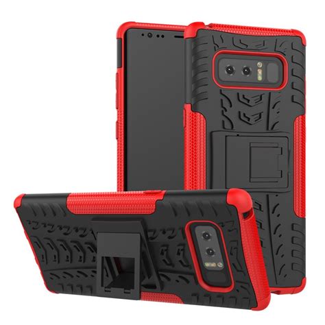 A Funda de soporte híbrida para galaxy Note 8 Armor Heavy Duty de 6 32