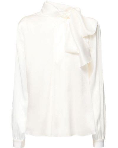 White Alberta Ferretti Tops For Women Lyst