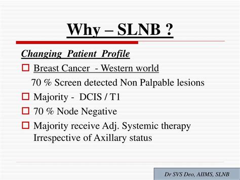 Ppt Sentinel Node Biopsy Irch Aiims Experience Powerpoint