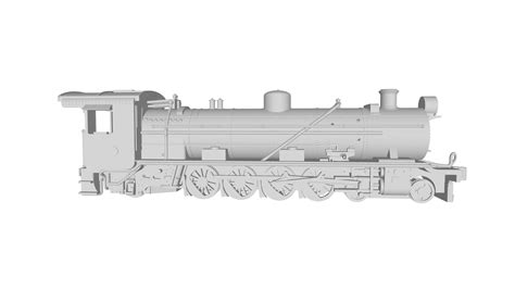 Stl File Sar Sas Class 3br Steam Locomotive・3d Print Model To Download・cults