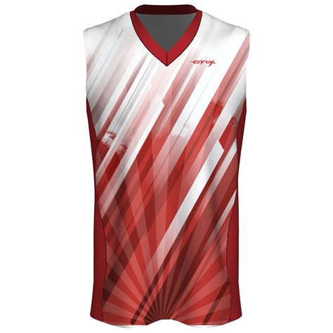 Custom Sublimated Basketball Jersey - Red Challenger - Girox Sportswear