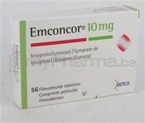 Pharmacie Parent Sprl Substances Actives B Bisoprolol Emconcor