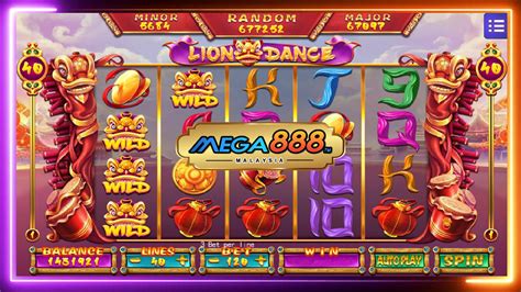 Mega888 Lion Dance Slot Game Slots Games Lion Dance Playing Card