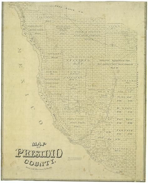 Map of Presidio County – Legacy of Texas