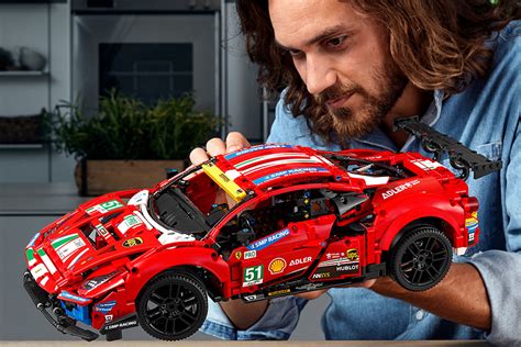 LEGO Technic Ferrari 488 GTE Has Actual Moving Pistons - Man of Art