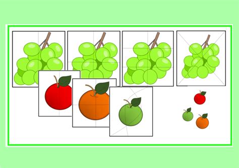 Quebra cabeça das Frutas Educa Market