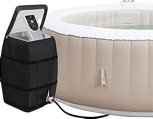 Amazon Hot Tub Spa Heater Pump Cover Inflatable Hot Tub Pump Cover With Transparent Pvc