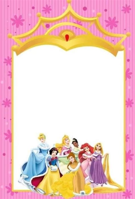 Pin By Aidin Reyes On Tem Tica Tarjetas Princess Invitations