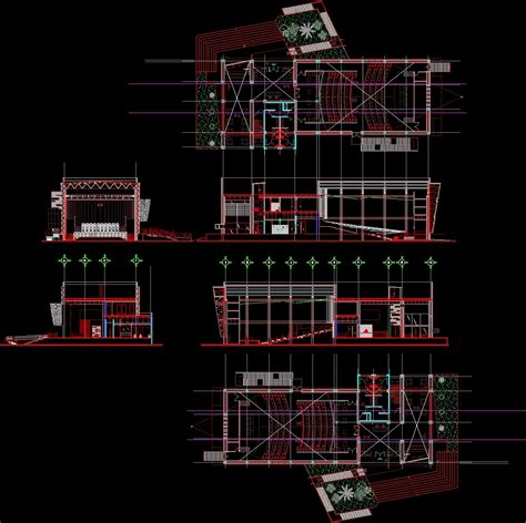 Auditorium Dwg Detail For Autocad Designs Cad