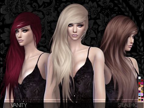 The Sims Resource Stealthic Vanity Female Hair