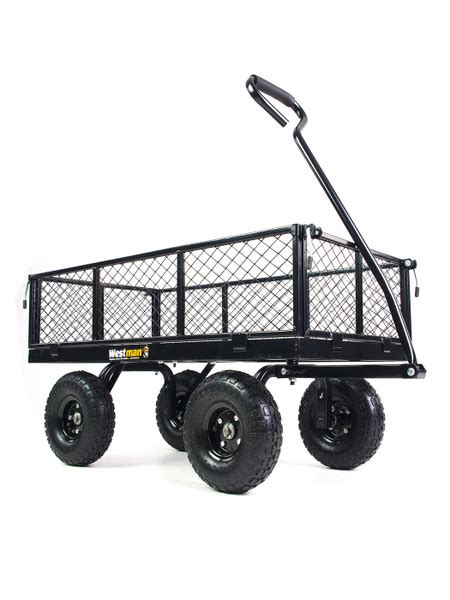 Тележка садовая Westman 4 колеса_Кузов-сетка_88887, 200 кг купить c ...