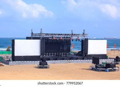 Outdoor Concert Stage Stock Photo (Edit Now) 628258274