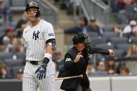 Yankees Aaron Judge Gets Ejected From A Game For The First Time In His