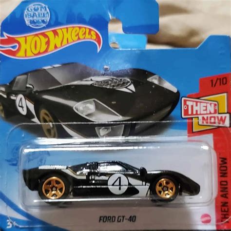 Embalagem Danificada Hot Wheels Then And Now Ford GT 40 Universo Hot Wheels