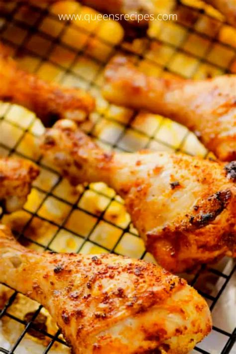 Baked Chicken Drumsticks With Sauce Queens Recipes