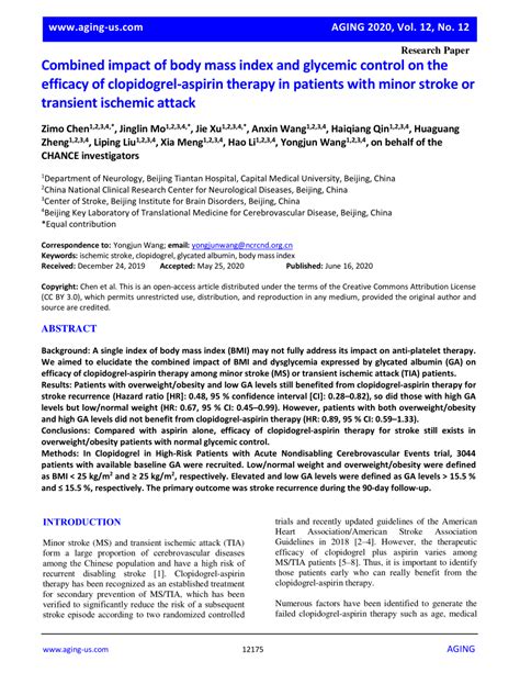 Pdf Combined Impact Of Body Mass Index And Glycemic Control On The