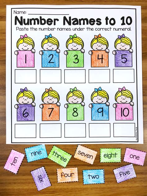 Printable Number Names