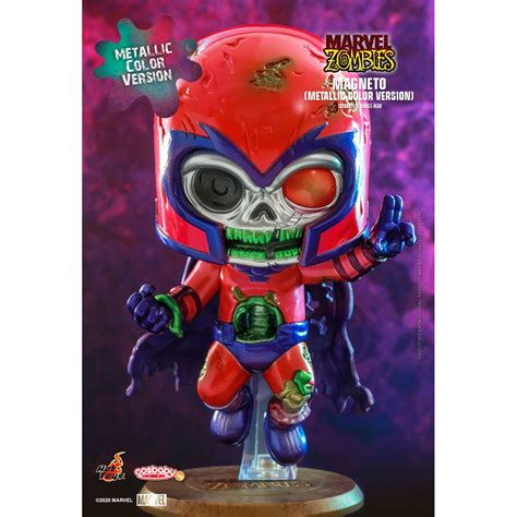 Marvel Zombies Magneto Metallic Cosbaby S Hot Toys Figure