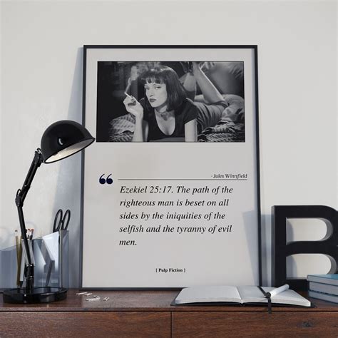 Poster Pulp Fiction Movie Poster Print Movie Quote X Unframed