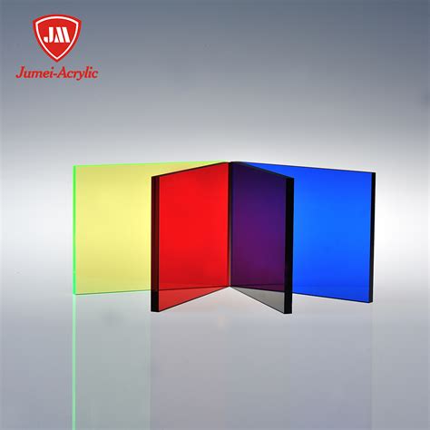 Jumei Best Seller Transparent Color Perspex Virgin Pmma Acrylic Sheets