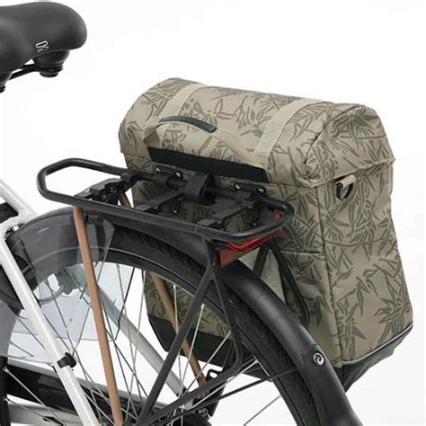 Sacoche Vélo Porte Bagages Newlooxs Alba Single Bamboo Sable 21L